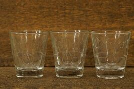 Vintage Advertising Barware Shot Glasses CALVERT Canadian Whiskey Raised... - $14.84