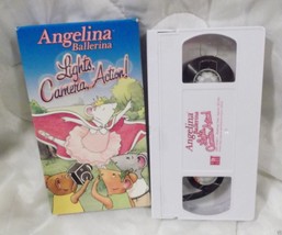 Angelina Ballerina VHS Lights, Camera, Action Video Tape Show Pink Mouse... - £6.43 GBP