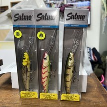 3 Salmo Freediver 12 SD UV White Bass PINK TIGER Nordic P 4 3/4&quot; Deep Cr... - $34.99