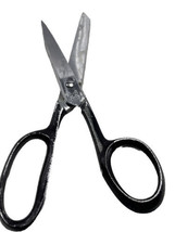 Crane Scissors 8” Chrome Metropolitan Cut Co Italy 0259-8&quot; Shears Vintage - $15.77