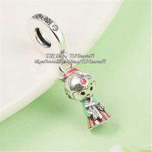 2021 Autumn Release 925 Sterling Silver Korean Doll Hanbok Dangle Charm  - £13.00 GBP