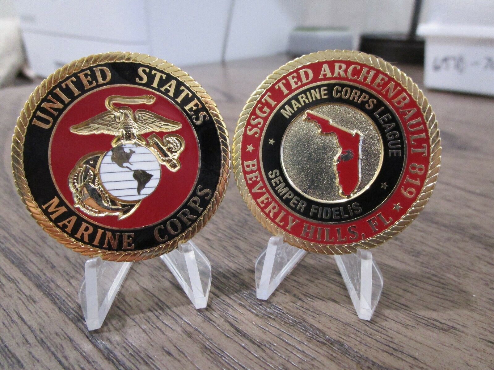 USMC Beverly Hills Florida Marine Corps League SSGT T Archenbau Challeng... - $8.90