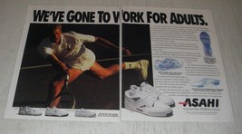 1991 Asahi Tennis Shoes Ad - TGM III, Pro Asahi and Woman&#39;s Elite I - £14.53 GBP