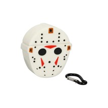 Jason Mask Friday the 13th Airpods Protective Cover Case 1st-2nd Gen White - £15.81 GBP