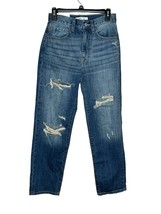 Willow &amp; Root Women The Vintage Dad Jeans Distressed Relaxed Fit Denim 2... - £22.09 GBP