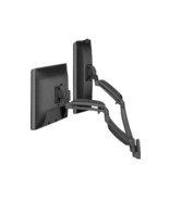 Chief K1 Wall Mount Dual Display Dual Stand 2l Arms Black - £353.42 GBP