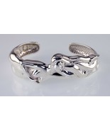 D&#39;Molina Taxco Mexico Sterling Silver Nude Women Cuff Bracelet - $426.41 CAD
