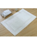 Cotton Spa Bath Mat 36x24 Inch Non-Slip Machine Washable - $100.97