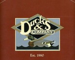 Ducks &amp; Company Restaurant Menu Hyatt Hotels 1982 - $29.67