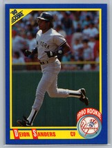 1990 Score #586 Deion Sanders Card RC Rookie Card New York Yankees - £0.99 GBP