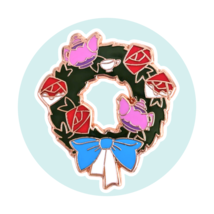 Alice in Wonderland Disney Pin: Holiday Christmas Wreath - $372.81 MXN