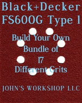 Build Your Own Bundle of Black+Decker FS600G Type 1 1/4 Sheet No-Slip Sandpaper - $0.99