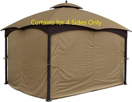 For A 10-Foot By 12-Foot Gazebo, Apex Garden Offers A Beige Four-Piece S... - £193.51 GBP