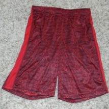 Boys Shorts Athletic Basketball Tek Gear Red Black Dry Tek Elastic Waist... - $11.88