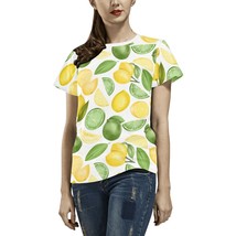 Woman&#39;s Lemon and Lime All Over Print T-shirt (USA Size) - $36.96 CAD