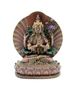 KWAN YIN STATUE 5.75&quot; Avalokitesvara Buddhist Goddess Bronze Resin HIGH ... - $598.29 MXN