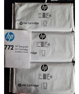 Set 3 GENUINE HP #772 300ml Magenta Black Yellow CN629A DESIGNJET Z5200 ... - $98.95