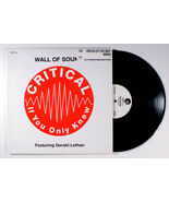 Wall of Sound feat. Gerald Lethan - Critical (1993) Vinyl 12" Single Remix - $15.11