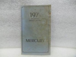 MERCURY   1971 Owners Manual 17489 - £13.17 GBP