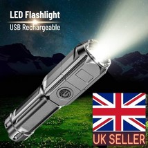 zoom portable telescopic super led TORCH usb rechargeable bright light - £6.45 GBP