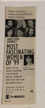 1999 Most Fascinating Women Print Ad Roma Downey Jodie Foster  Lisa Kudrow TPA21 - $5.93