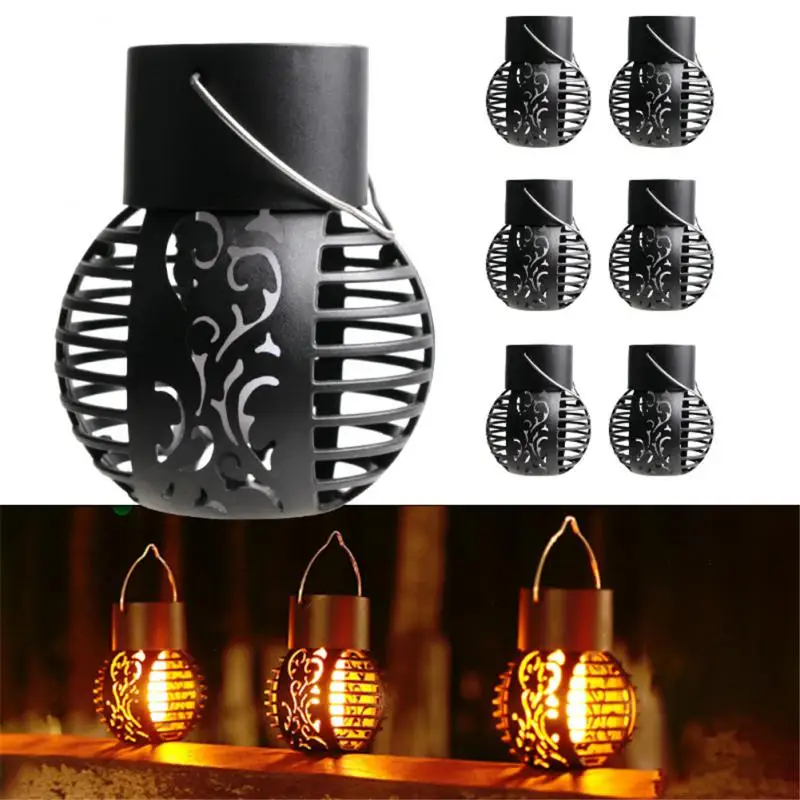 LED Solar Light Outdoor Waterproof Flickering Flame Effect Ball Solar Power Lamp - $55.91