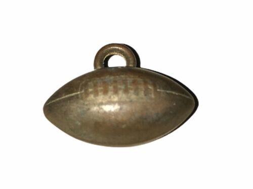 Vintage Cracker Jack Copper Football Charm - $4.30