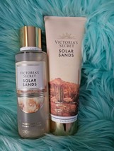 Victoria Secret Solar Sands Fragrance Mist &amp; Body Lotion 2pc Set - £33.08 GBP