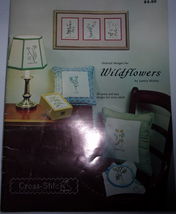 Charted Designs For Wildflowers by Janice Shirley 20 Cross Stitch Design... - $4.99