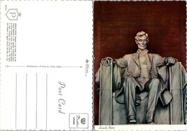 Washington D.C. Lincoln Memorial Daniel Chester French Sculpture VTG Postcard - £7.37 GBP