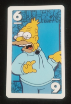 The Simpsons Uno Card Blue Grampa #6 - £1.49 GBP