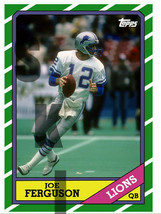 1986 STCC #409 Topps Joe Ferguson Detroit Lions Buffallo Bills Arkansas Custom - £2.99 GBP