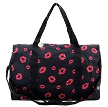 Betty Boop Red Lips Duffel Style Travel Tote Bag with Detachable Shoulder Strap - £26.86 GBP