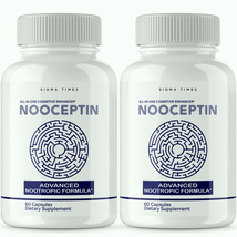 (2 Pack) Nooceptin - Cognitive Enhancer Capsules for Cognition and Focus - £49.80 GBP