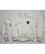 Detroit Tigers Zip Button Jacket Swingster Vintage XL White Made In USA ... - £20.16 GBP