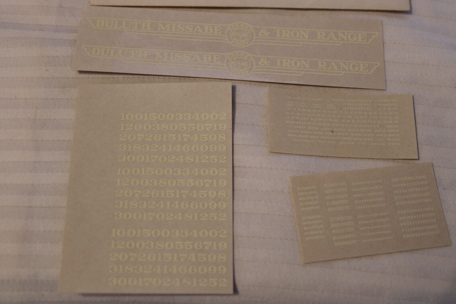 HO Scale Champ, Duluth, Missabe & Iron Range Steam Locomotive Decals #EH-50