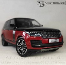 ArrowModelBuild Land Range Rover SUV 2021 (Black and Red) Built &amp; Painted 1/24 M - £215.03 GBP