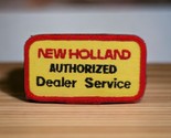 Vintage New Holland AUTHORIZED Dealer Service Embroidered Patch Tractor NOS - £9.68 GBP