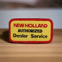 Vintage New Holland AUTHORIZED Dealer Service Embroidered Patch Tractor NOS - £9.74 GBP