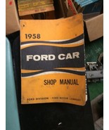 1958 FORD Car Shop MANUAL Vintage car automobile repair - $760.08 MXN