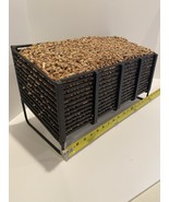 Large Pellet Basket, Burn Wood Pellets in your Wood Stove or Fireplace - £133.77 GBP