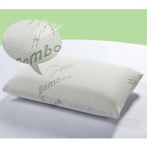 Premium Firm Hypoallergenic Bamboo Fiber Memory Foam Pillow King (Single) - £34.77 GBP