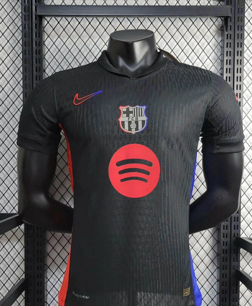 Barcelona Away Soccer Jersey 2024 2025 Player Dri-Fit - Nike+Free Print Name& No