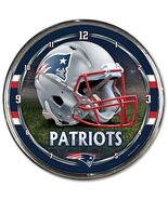New England Patriots Chrome Clock - NFL - $31.03