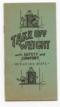 Take Off Weight Safety Comfort Reducing Diets National Livestock Meat Bo... - £13.93 GBP