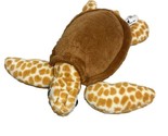 Wildlife Artists Realistic Sea Turtle Plush Orange Spots Brown Stuffed A... - $10.56