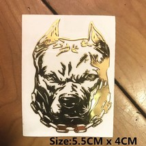 Ratels MT-77 3D Cool Angry Pitbull Dog Decal Creative  Car Sticker Emblem For La - £34.89 GBP