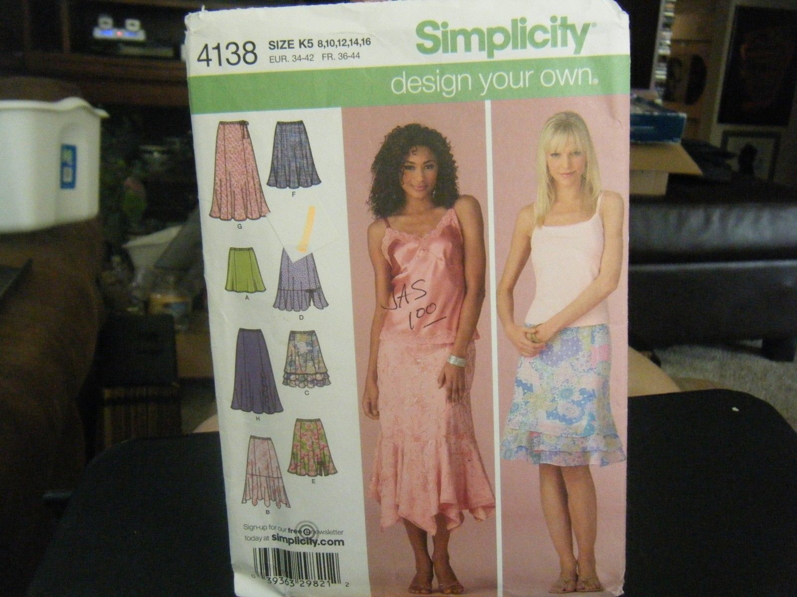 Simplicity 4138 Misses Skirts in Different Lengths Pattern - Size 8-16 - $7.77
