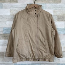 Members Only Vintage Insulated Soft Shell Jacket Beige Europe Craft Wome... - £54.75 GBP