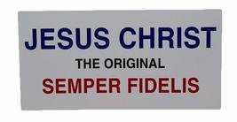 K&#39;s Novelties Jesus Christ The Original Semper Fidelis Decal Bumper Sticker - $3.45